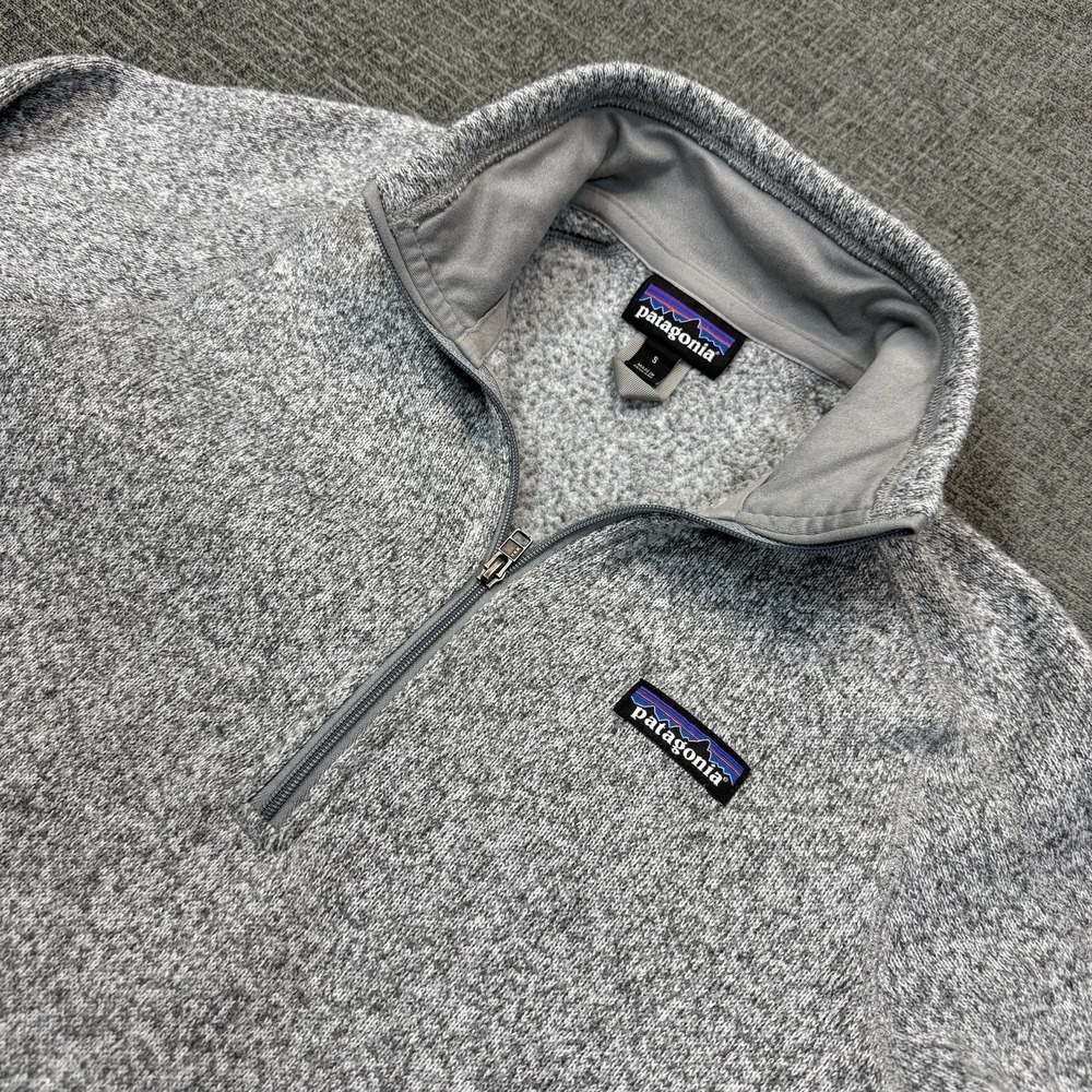 Patagonia Better Sweater Pullover Women's S Gray 1/4 Zip Fleece
